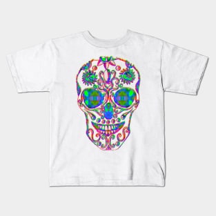 A skull for the Aztec Emperor Montezuma Kids T-Shirt